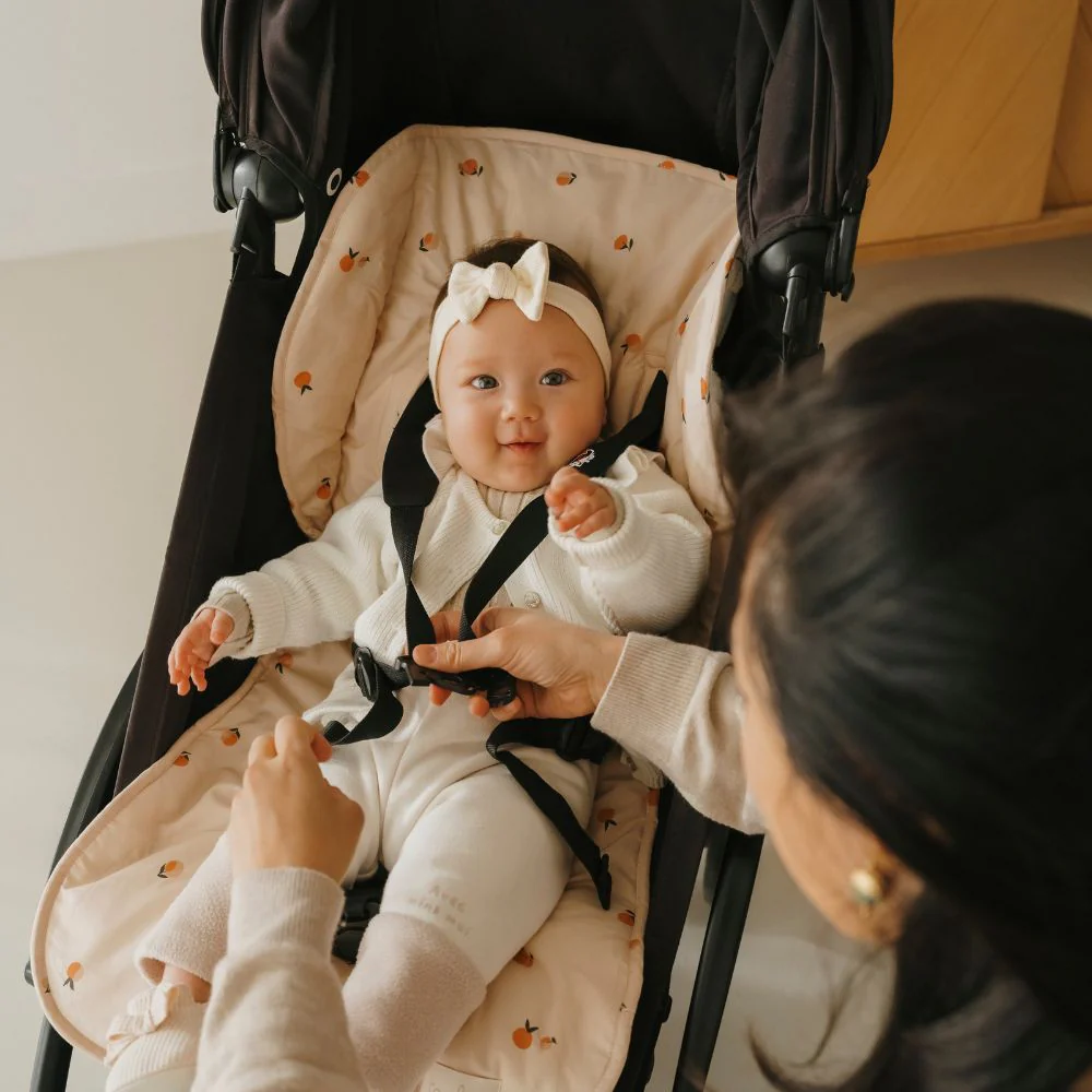 Matelas de poussette - le pêche - Boutique Maman & Bébé – Produits Essentiels au Quotidien - {'count': 1, 'name': 'Anti-Chaleur'}