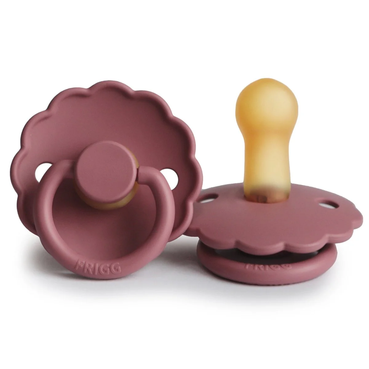 Frigg tétine Taille 2 Daisy Dusty Rose Latex - E-shop mondial – Produits durables, modernes et accessibles partout - Bibs