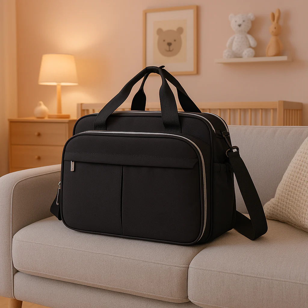 Sac à langer noir | noir ébène - Boutique Bébé en Ligne : Soins, Jouets et Articles Maison - Beaba