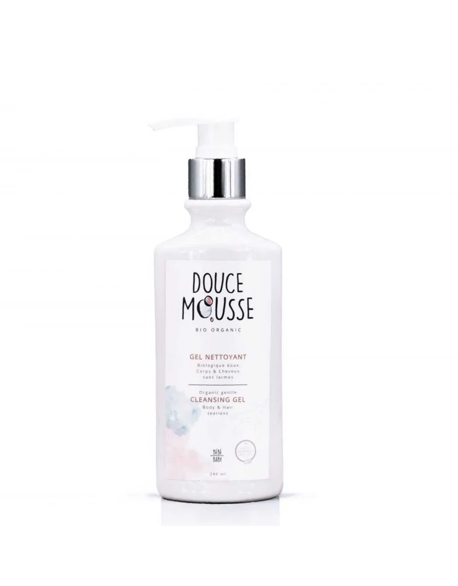 Gel nettoyant pour le corps 240 ml - Douce Mousse - Boutique Maman & Bébé – Produits Essentiels au Quotidien Gel Lavant Surgras bébé - MinkBC