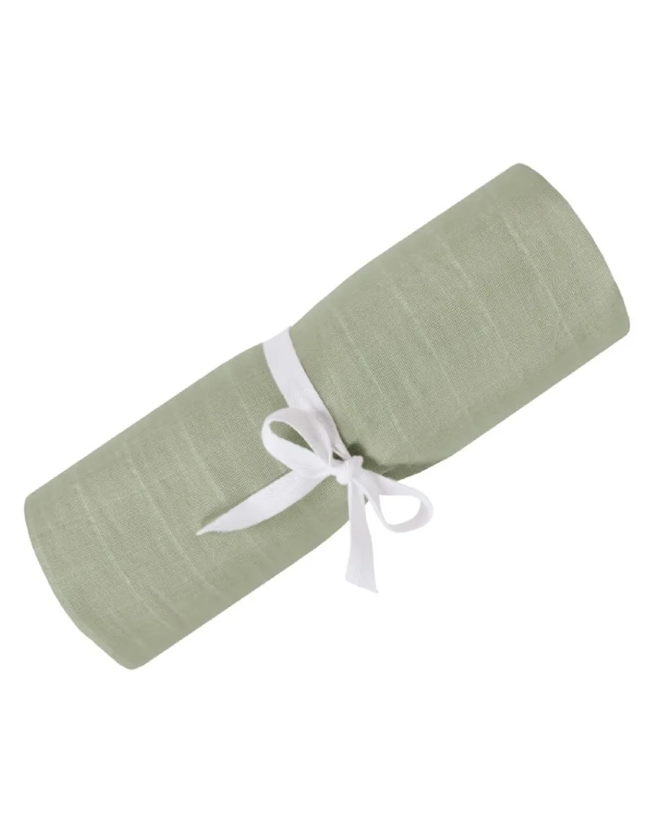 Couverture mousseline de coton - Uni kaki - Perlimpinpin - Boutique Maman & Bébé – Produits Essentiels au Quotidien Couverture polaire