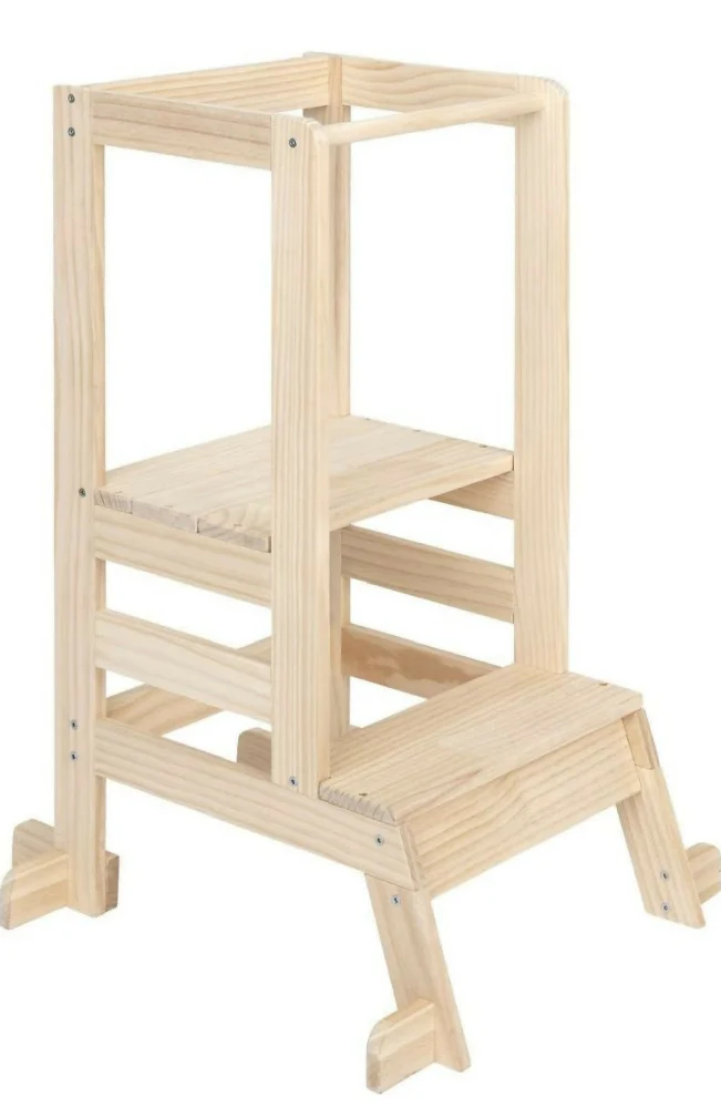 Tour d’observation montessori - Boutique Maman & Bébé – Produits Essentiels au Quotidien Labebe Tour d'apprentissage pour Enfants, 3 en 1 Montessori Pliable Tour d  Observation, Multifonctionnelle Réglable Tour d'apprentissage avec Tableau  Double Face à partir de 1 an (Bois) :