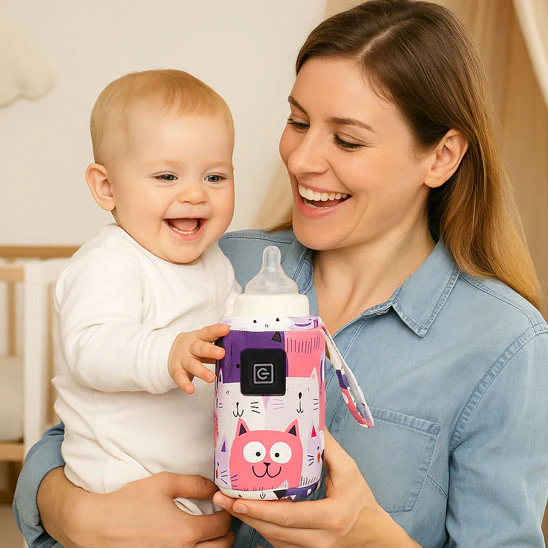 CHAUFFE BIBERON NOMAD | CATOU™ - Portable - Boutique Bébé en Ligne : Soins, Jouets et Articles Maison Chauffe-Biberon portable pour les voyages USB
