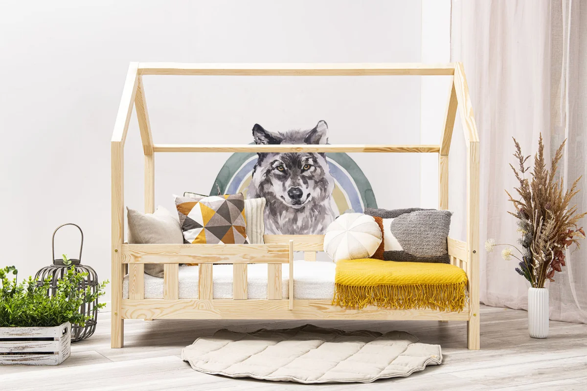 Sticker mural – Forêt arc-en-ciel – Loup 2 - Éclairage de qualité avec frais de port offerts Alibaba.com