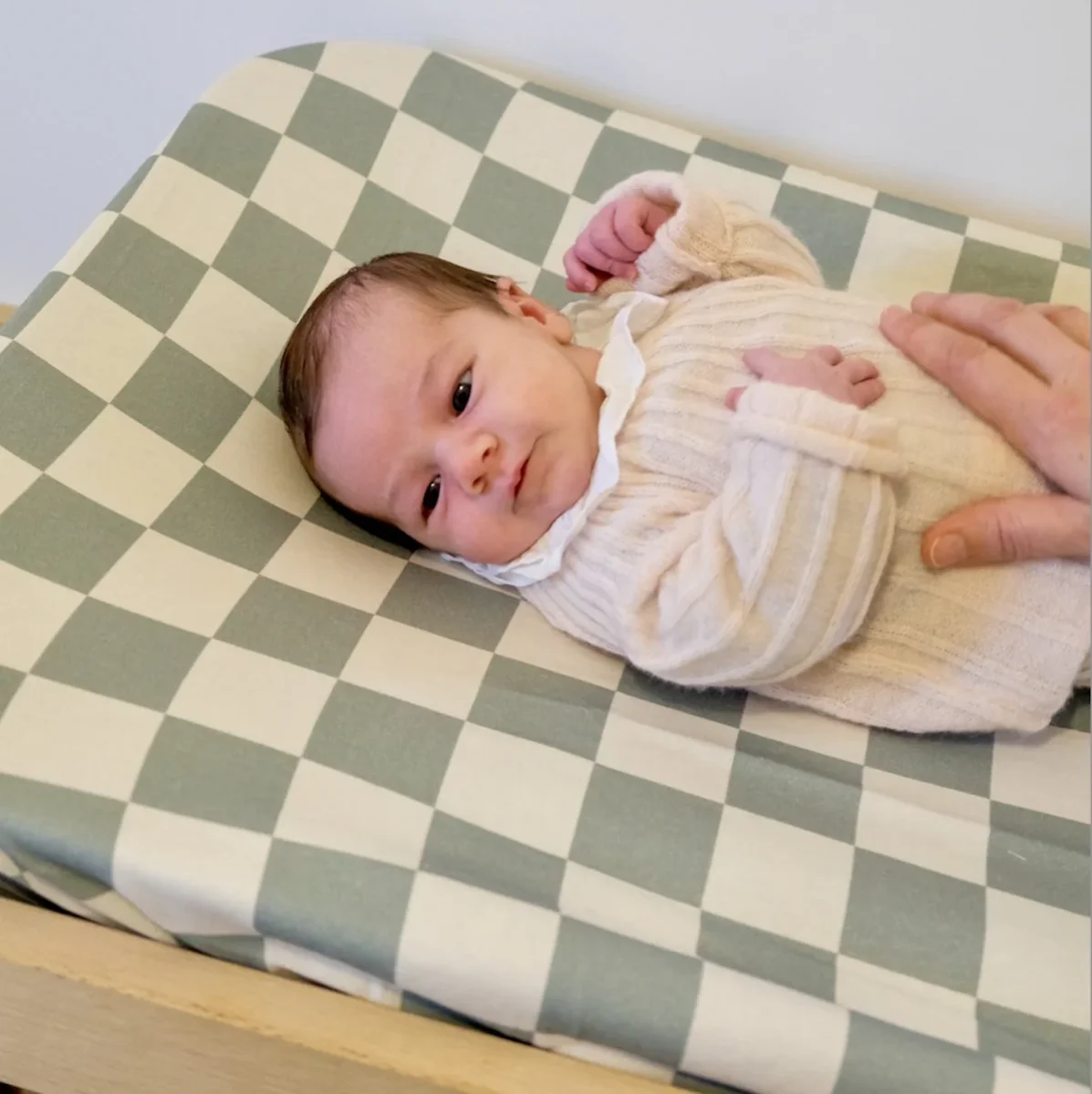 Housse Damier Céladon Boutique Maman Bébé Produits Essentiels Quotidien