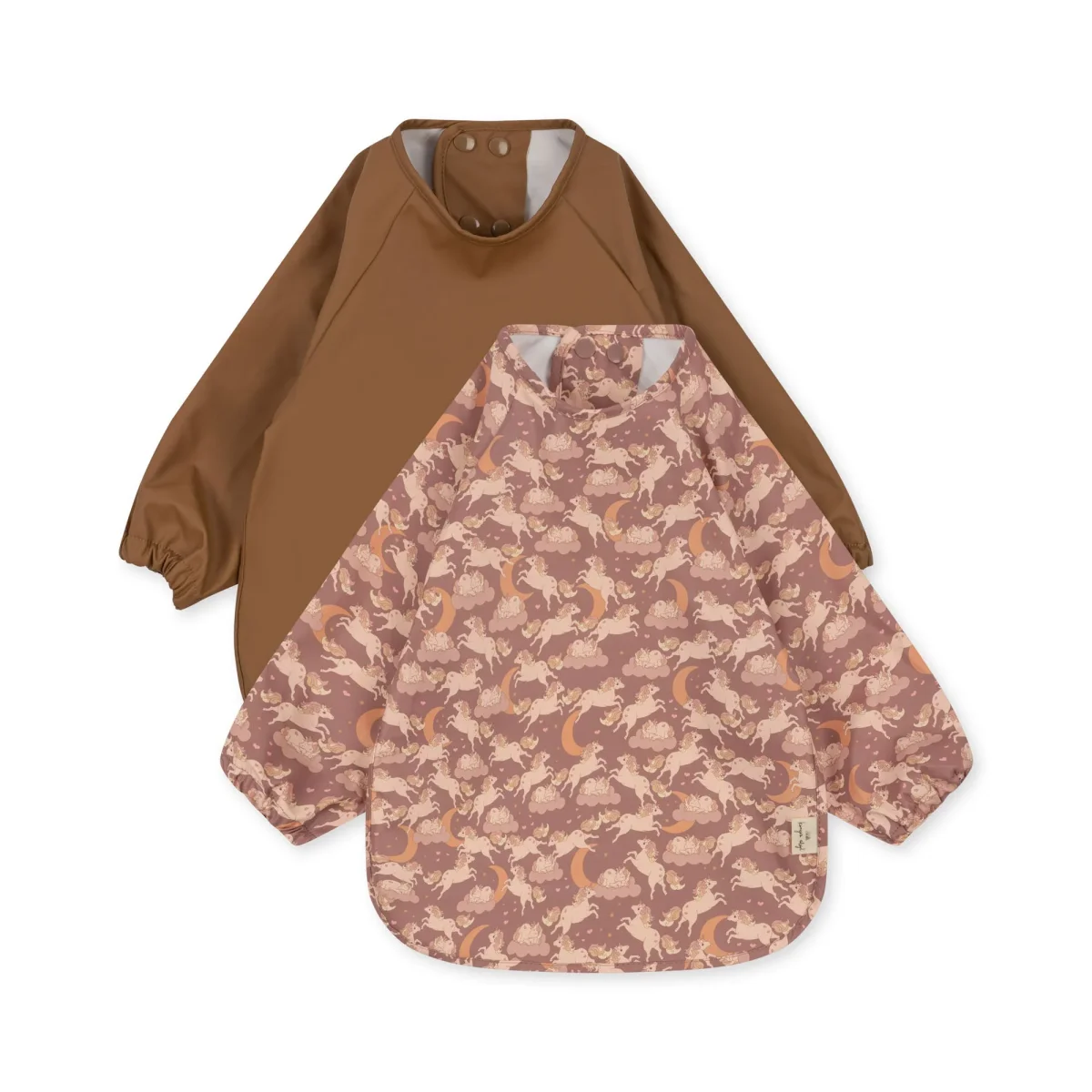 Konges Slojd Ensemble Bavoirs Manches Unicorn Blush||Konges Slojd Pack Bibs Long Sleeves Unicorn Blush Boutique Bébé Ligne Soins Jouets Articles Maison