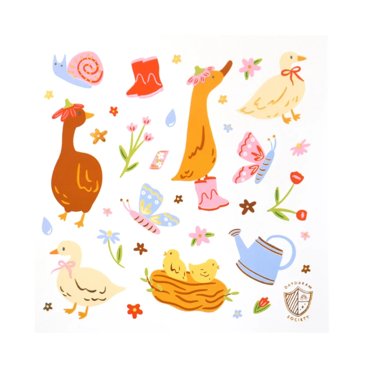 Planche Stickers Silly Goose Organisation maison solutions rangement