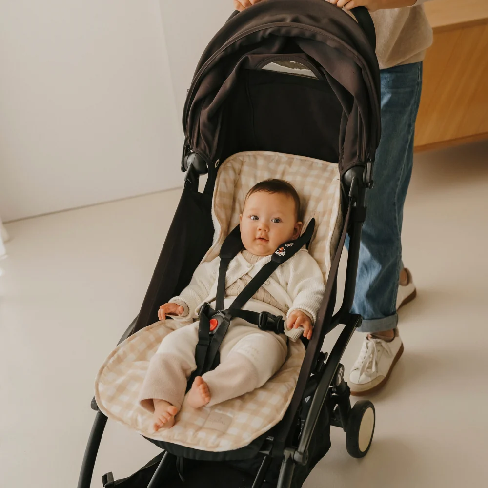 Matelas poussette vichy Boutique Maman Bébé Produits Essentiels Quotidien