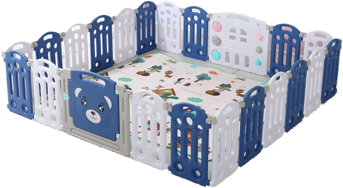 Parc bébé modulable tapis barrière pliable Vins Rouges Harmonieux Occasion