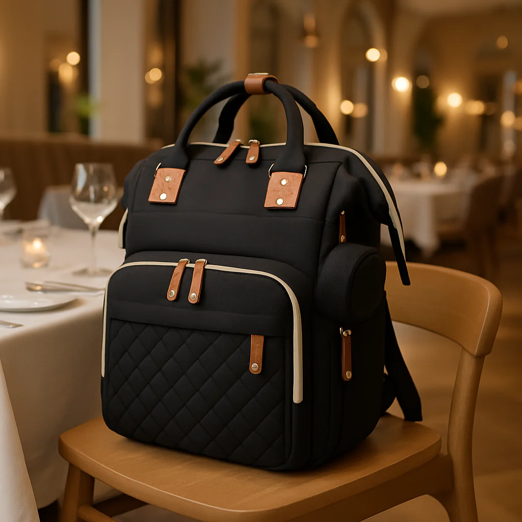 Sac à langer noir | pack prestige - Boutique Bébé en Ligne : Soins, Jouets et Articles Maison Sac à langer Mes premiers produits bébé | Mustela