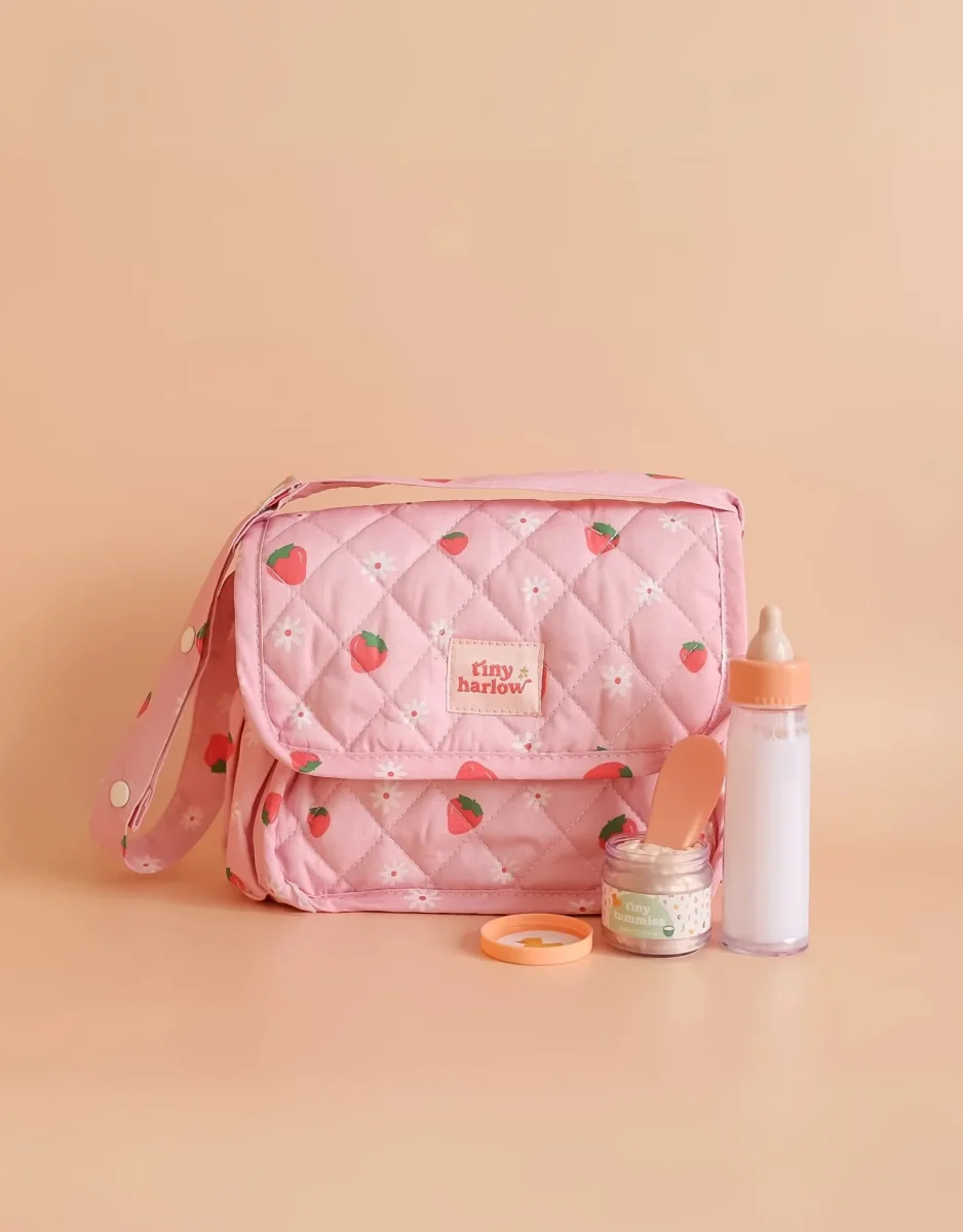 Ensemble de départ Tiny Nurturers - fraises - Tiny Harlow - Boutique Maman & Bébé – Produits Essentiels au Quotidien Naturnes® - P'tit Brassé Dessert Lacté Fraise Coupelle Bébé Dès 6 mois –  Houra.fr