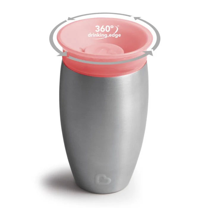 Munchkin Tasse à boire Miracle Sippy Cup Pink Stainless Steel - E-shop mondial – Produits durables, modernes et accessibles partout Mug isotherme réutilisable | Boutique en ligne SIGG