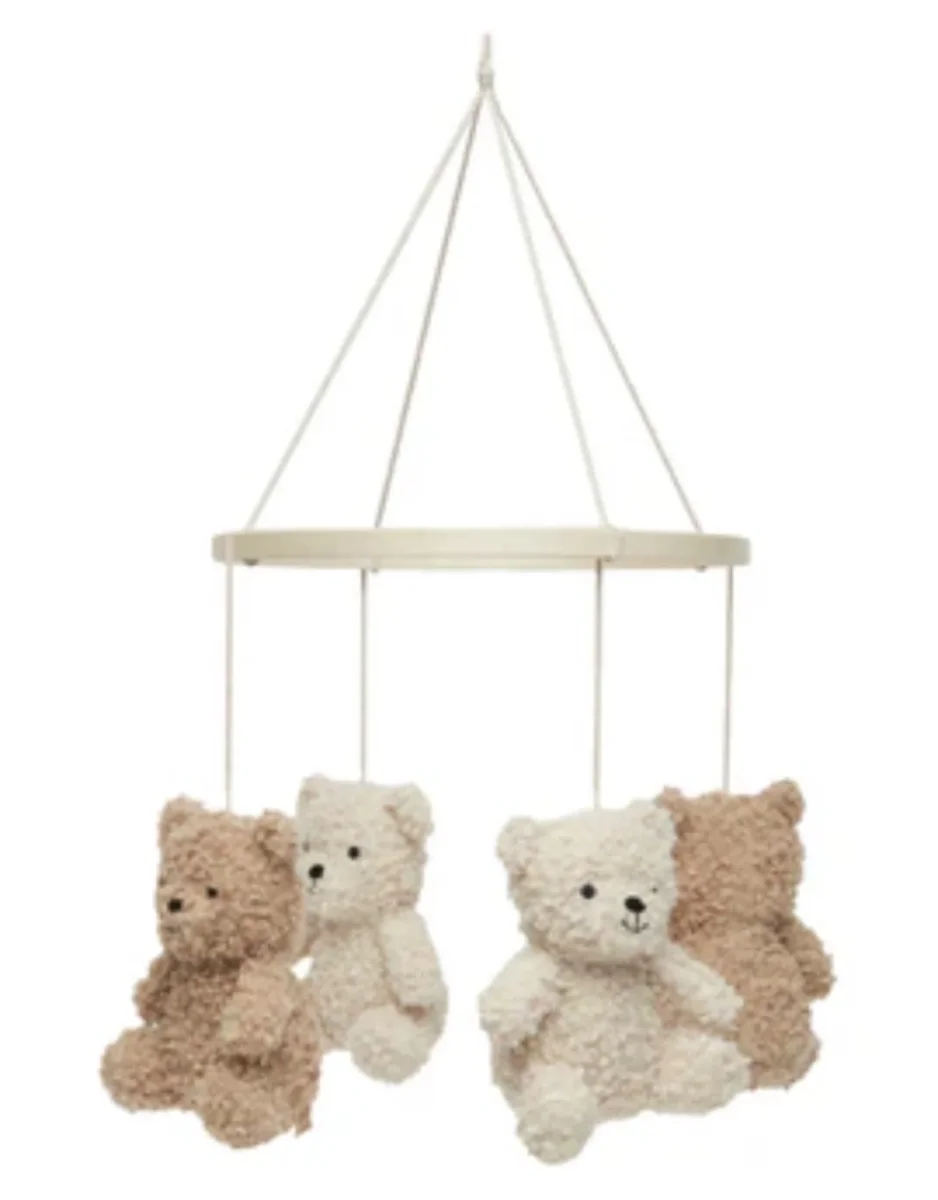 Mobile ourson Noliboo - Biscuit - Jollein - Boutique Maman & Bébé – Produits Essentiels au Quotidien