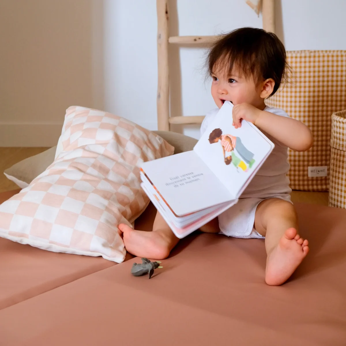 Tapis de vie Waterproof Sienne - Boutique Maman & Bébé – Produits Essentiels au Quotidien Tapis d'eau pour temps sur le ventre Amis de la mer Filibabba - Bambinou