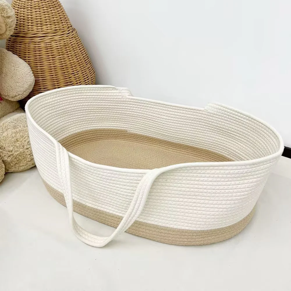 Couffin - Marron Blanc - Boutique Maman & Bébé – Produits Essentiels au Quotidien - Nutratopic