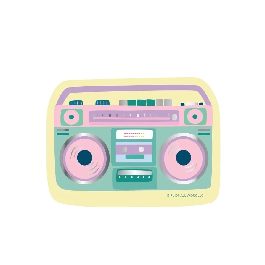 Stickers Boombox - Organisation de la maison avec des solutions de rangement - Rangement cuisine