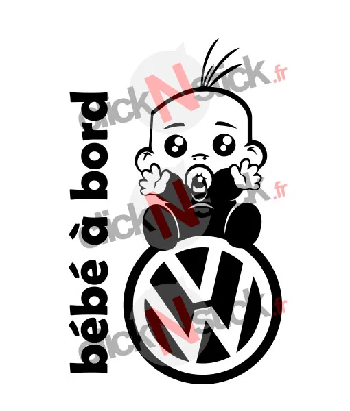 Bébé à bord Volkswagen garçon ou fille - Vins Rouges Harmonieux pour Chaque Occasion - {'count': 1, 'name': 'Grossiste'}