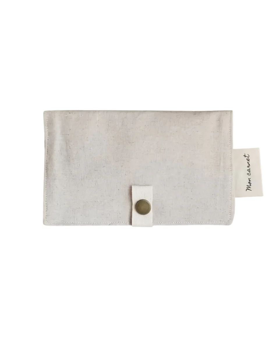 Protège Carnet de santé - Naturel - Sauge & Co - Boutique Maman & CHR Bébé – Produits Essentiels au Quotidien