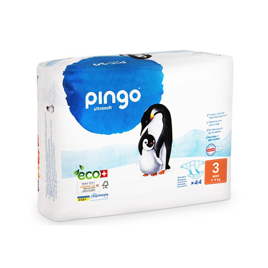Pingo Couches écologiques jetables midi taille 3 (4-9KG) 44 couvhes - Édition Limitée – L’Art de la Table Française en Promotion ! - {'count': 1, 'name': 'Marie'}