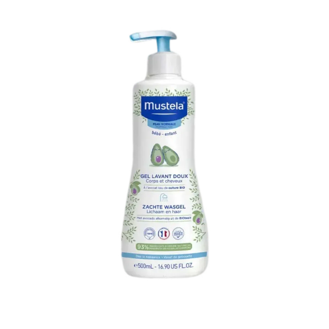 MUSTELA GEL LAVANT DOUX CHVX ET CORPS 500ML - ​Boulangerie-Pâtisserie | Pain au Levain & Viennoiseries​ Mustela Gel Lavant Doux Corps Et Cheveux 500ml Peaux Normales - Easypara