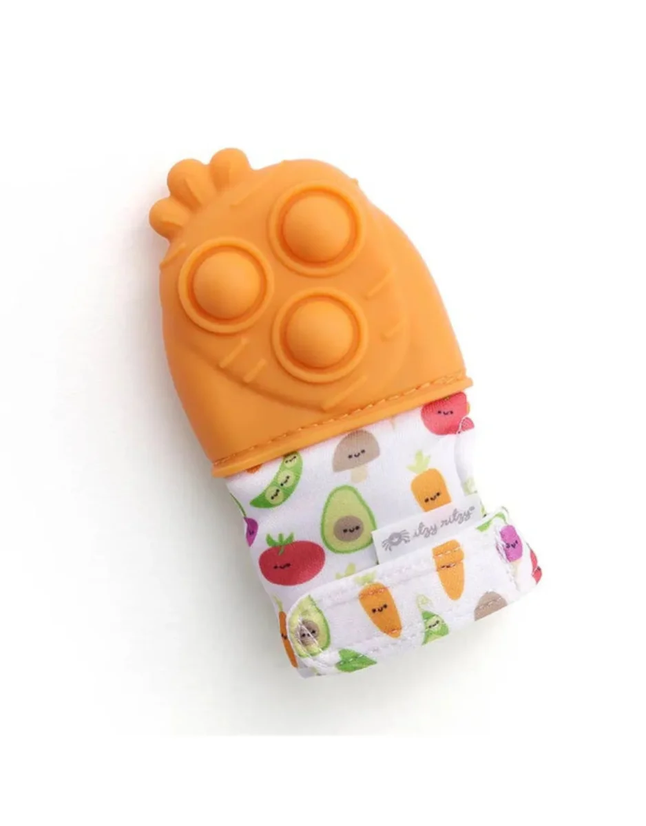 Gants dentition silicone Itzy Mitt Pop Itzy Ritzy Boutique Maman Bébé Produits Essentiels Quotidien