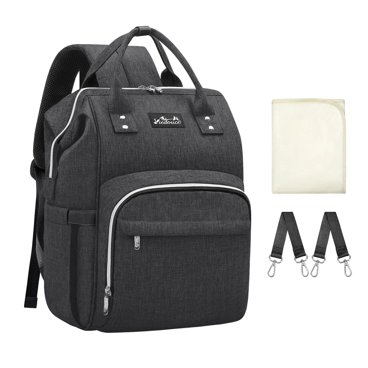Sacs à Dos à Langer Pour Bébé Sac de Voyage - Gris foncé - Noé Boutique Bébé en Ligne : Soins, Jouets et Articles Maison