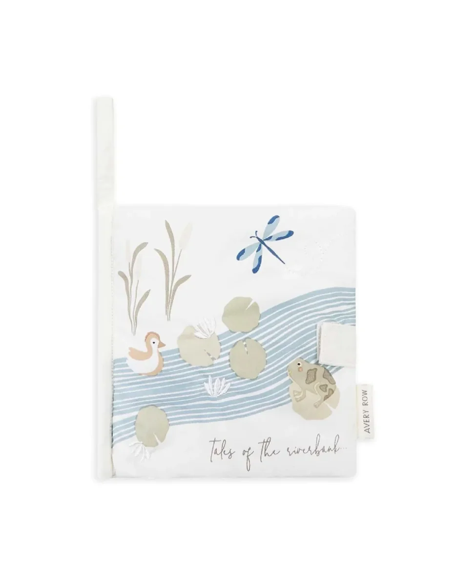 Livre d'éveil en tissus - Les histoires de la berge - Avery Row - Boutique Maman & Bébé – Produits Essentiels bébés au Quotidien
