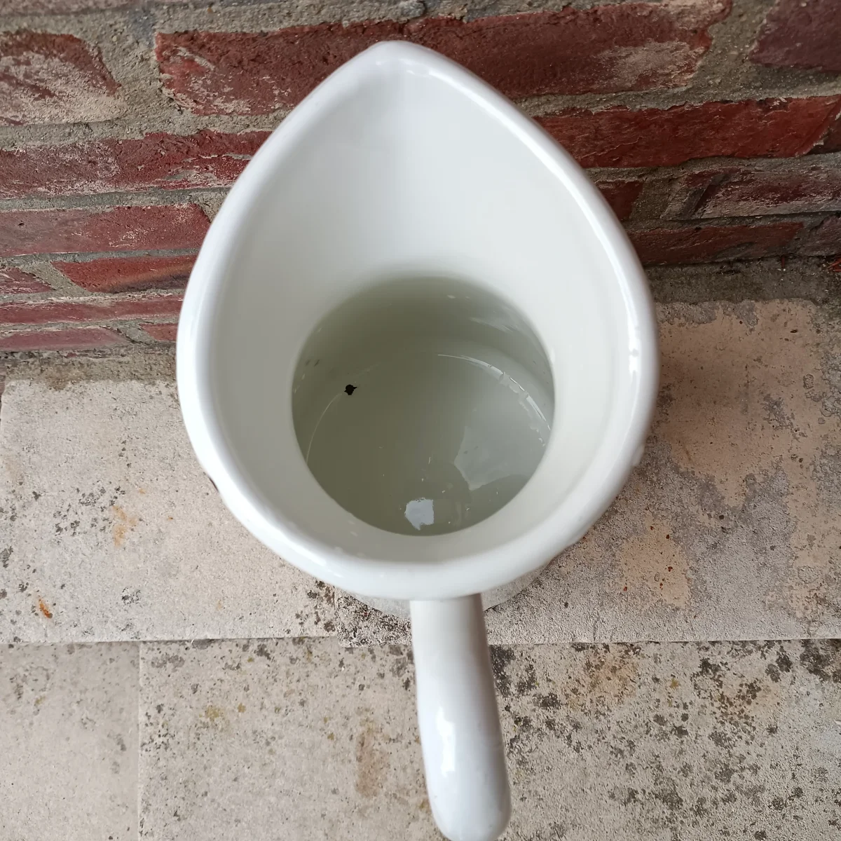 Grand broc toilette tôle blanche Saldi Straordinari Offerte Speciali Disponibili Adesso