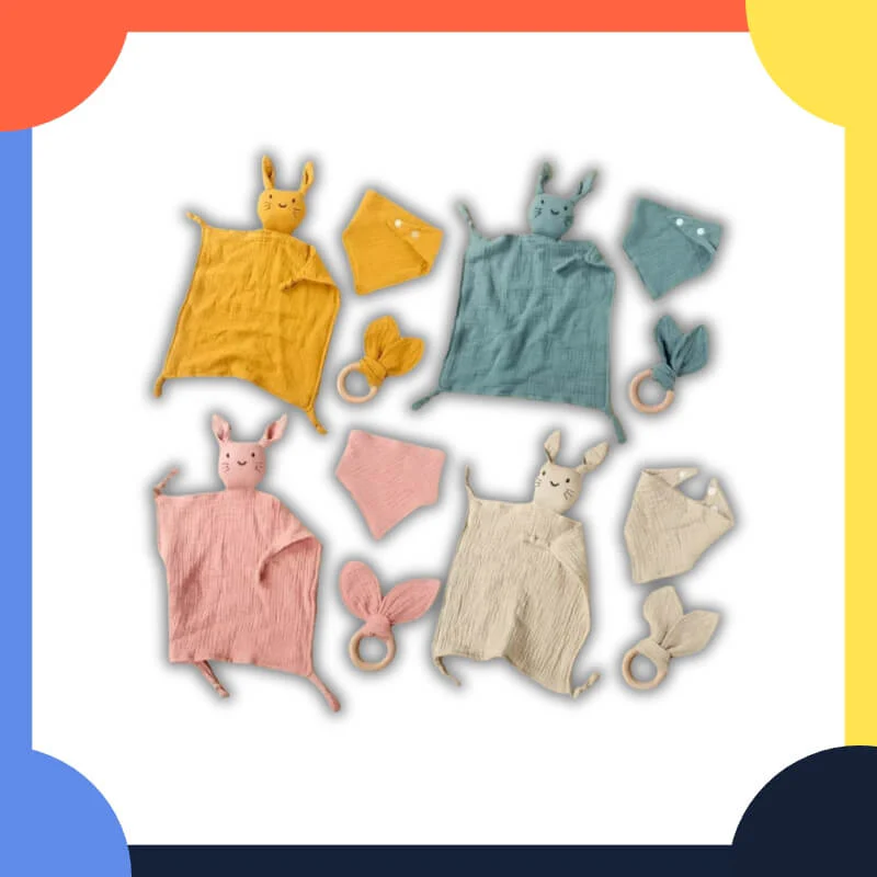 Doudou Lapin | Ensemble Réconfort Bébé 3 en 1 - Boutique Bébé en Ligne : Soins, Jouets et Articles Maison - crafty pony doudou ensemble réconfort 1 - ligne soin jouet article