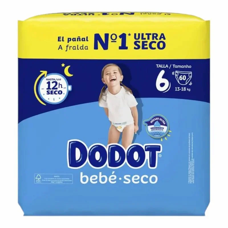 Couches Dodot Taille 6 (13-18) kg 60Pcs - ​Boulangerie-Pâtisserie | Pain au Levain & Viennoiseries​ Pain viennois au thermomix