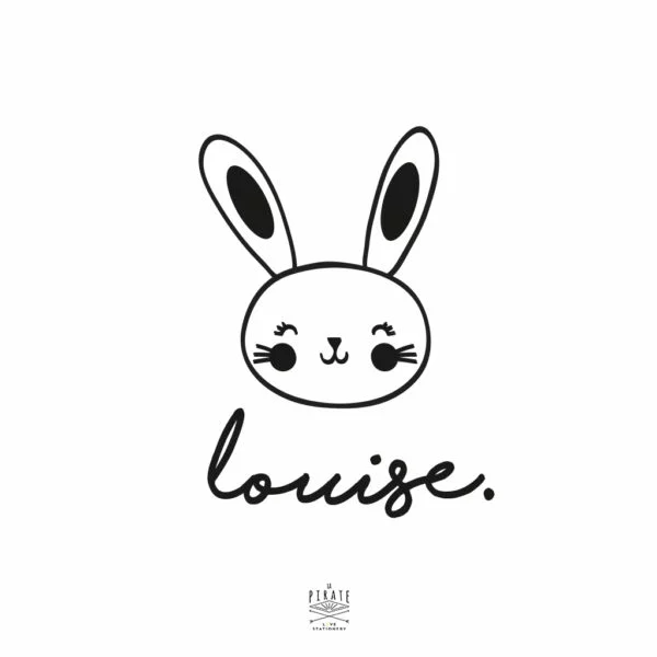 Stickers mural lapin prénom d’enfant Saldi Straordinari Offerte Speciali Disponibili Adesso