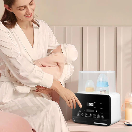 CHAUFFE BIBERON | INTELLIGENT AI TEMPCONTROL™ 9 dans 1 - Boutique Bébé en Ligne : Soins, Jouets et Articles Maison Chauffe-biberon 8 en 1 rapide pour bébé avec écran LCD/minuteur, réchauffe  uniformément, chauffe-aliments et décongélation sans BPA, affichage précis  de la température pour