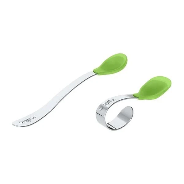 Green Sprouts - Ensemble de Cuillères d'Apprentissage||Green Sprouts - Learning Spoon Set - Boutique Bébé en Ligne : Soins, Jouets et Articles Maison - beaba ensemble cuillère ligne soin jouet article