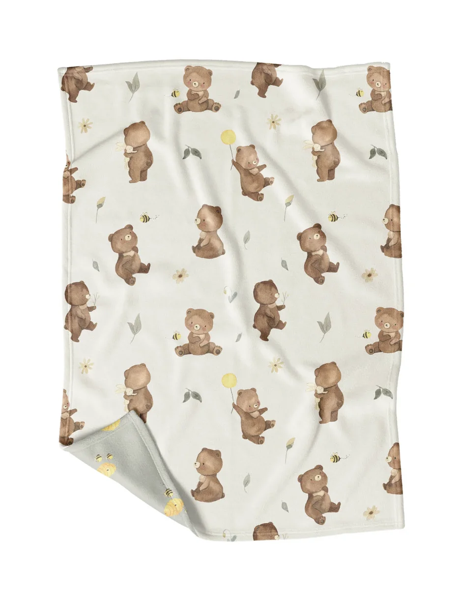 p' tite couverte Petit ourson Veille Boutique Maman Bébé Produits Essentiels Quotidien
