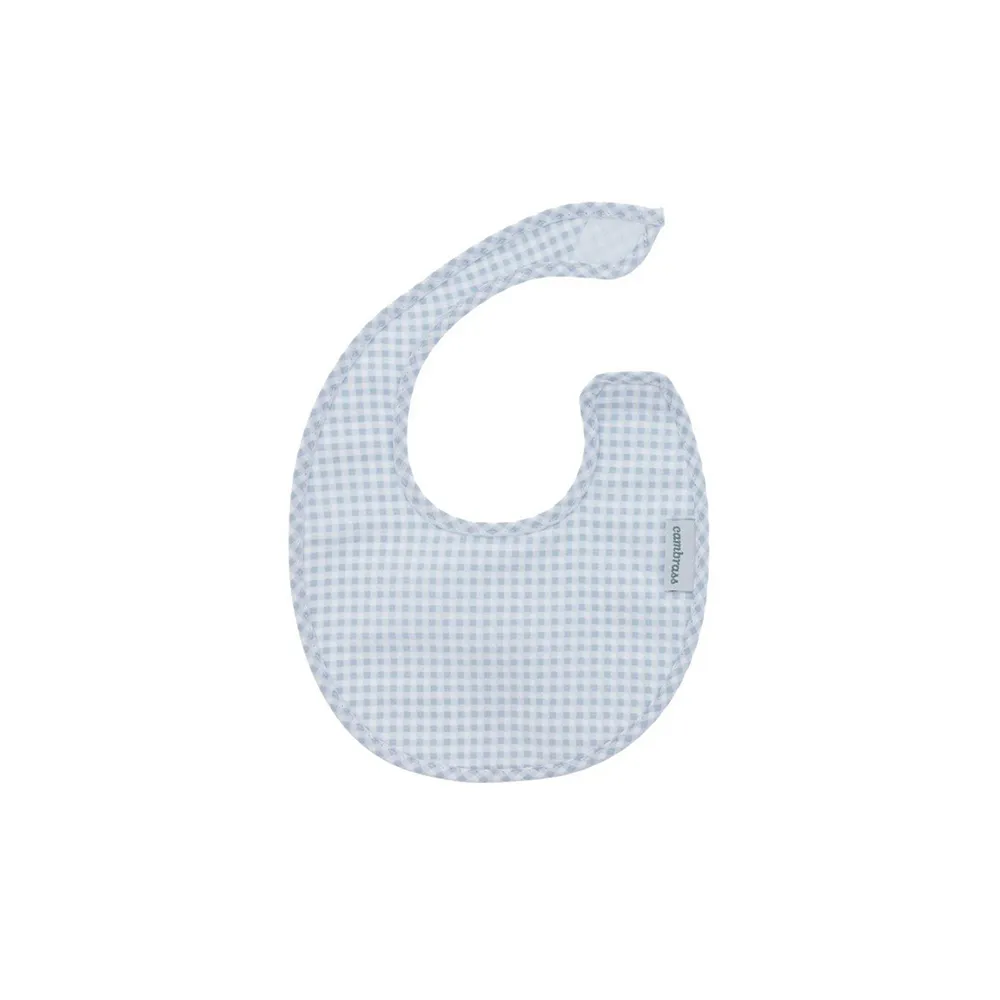 Cambrass bavoir rond velcro vichy bleu - Édition Limitée – L’Art de la Table Française en Promotion ! VELCRO® Brand adhésif blanc 20 mm de large au mètre