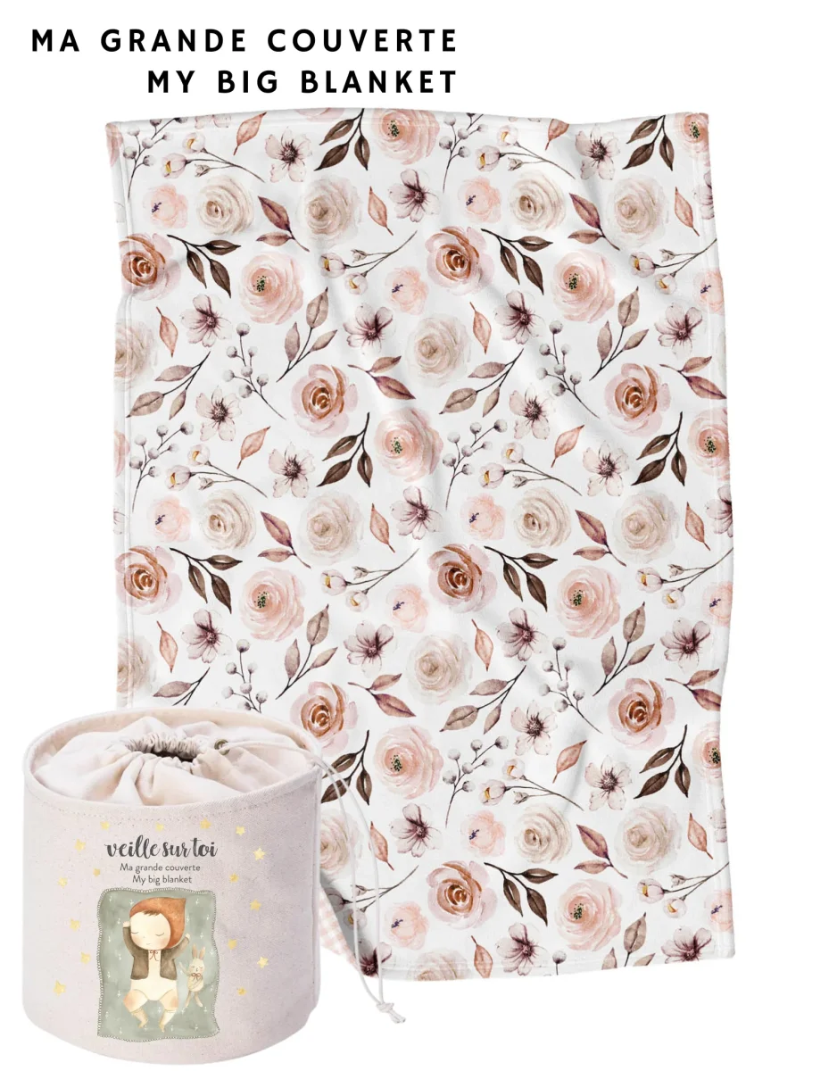 grande couverte Arabelle Veille Boutique Maman Bébé Produits Essentiels Quotidien
