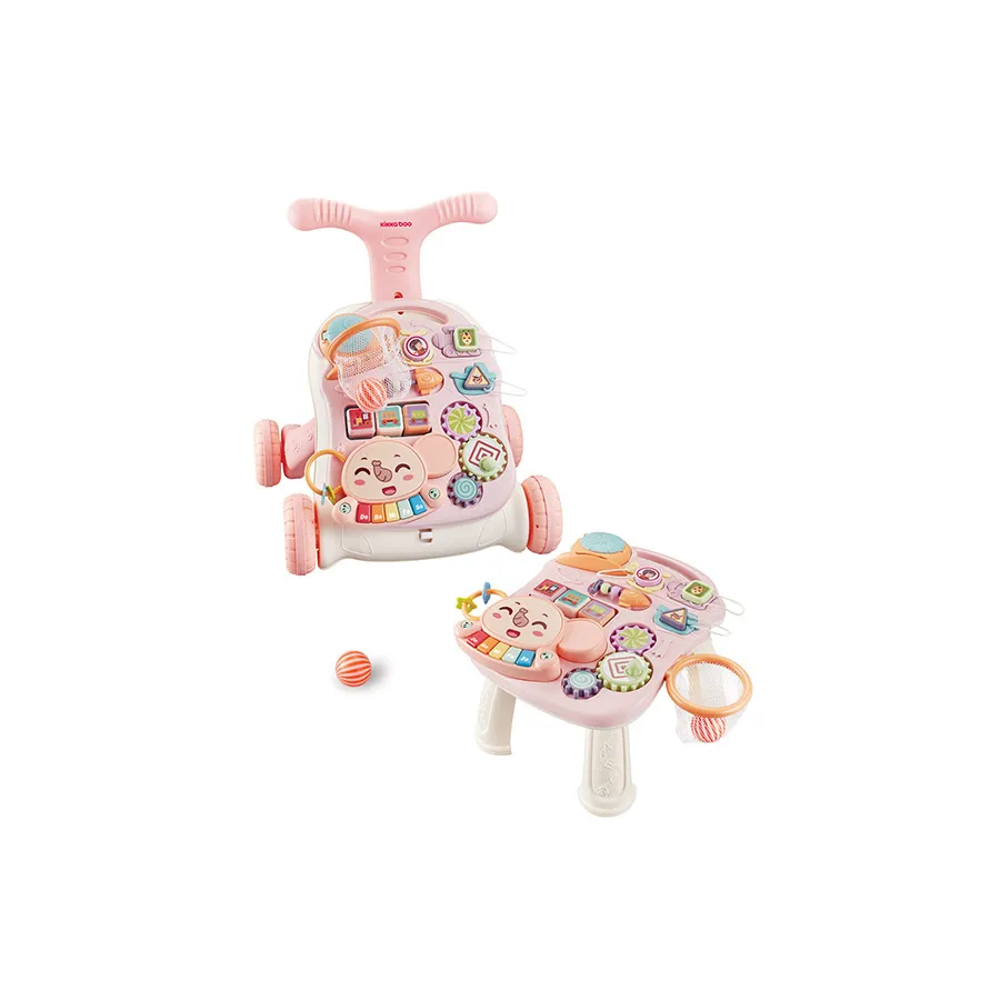 Kikkaboo Trotteur 3en1 Play & Grow Rose First - Édition Limitée – L’Art de la Table Française en Promotion !