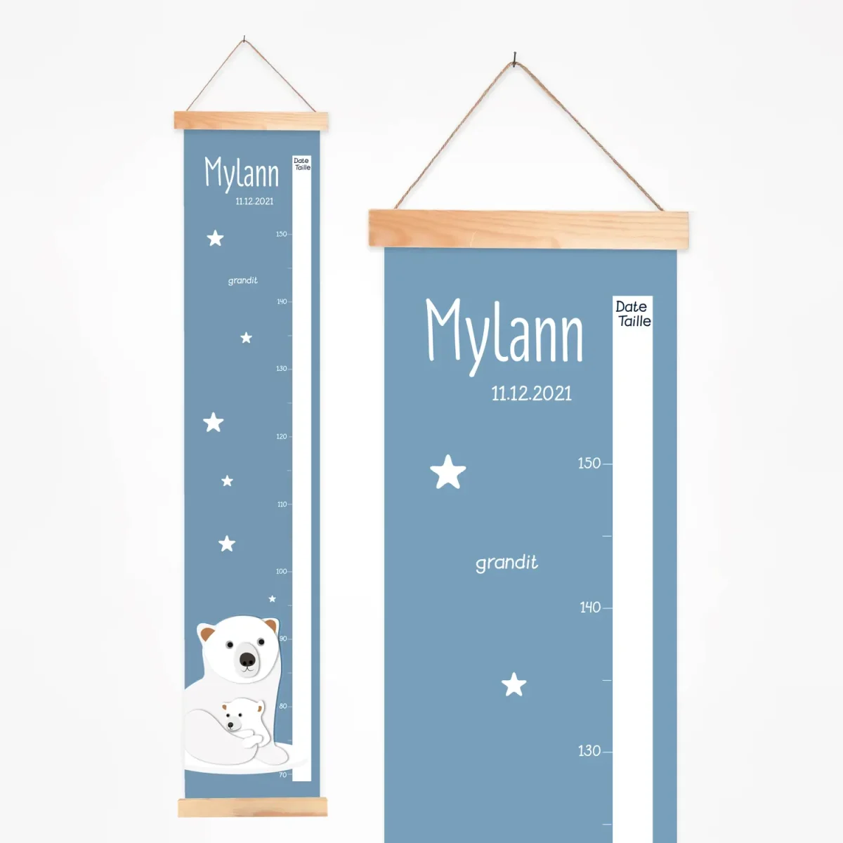 Toise bébé thème banquise Ourse polaire petit Boutique Bébé Ligne Soins Jouets Articles Maison