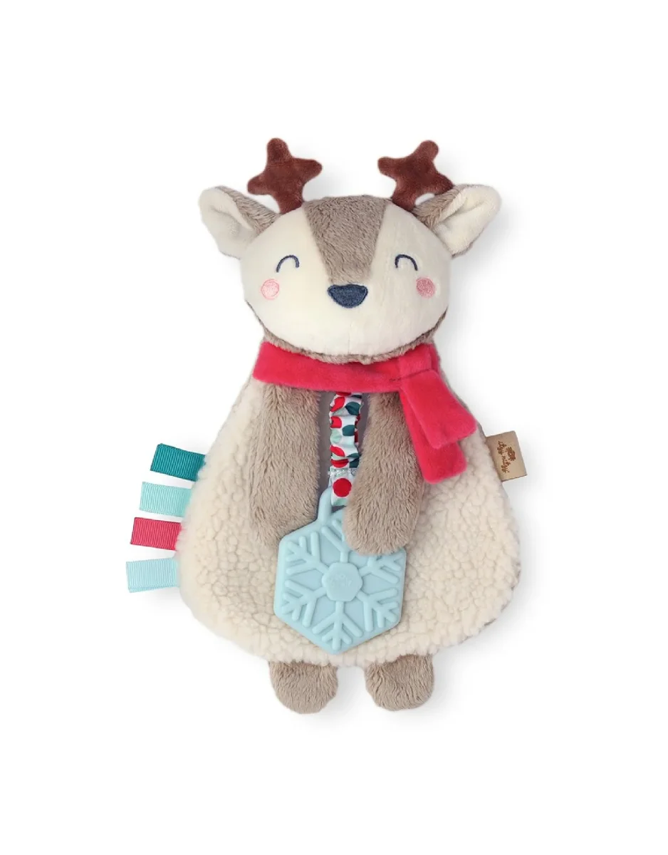 Jouet en peluche et anneau de dentition - Itzy Lovey - Édition des fêtes - Itzy Ritzy - Boutique Maman & Bébé – Produits Essentiels au Quotidien - {'count': 1, 'name': 'webshop'}