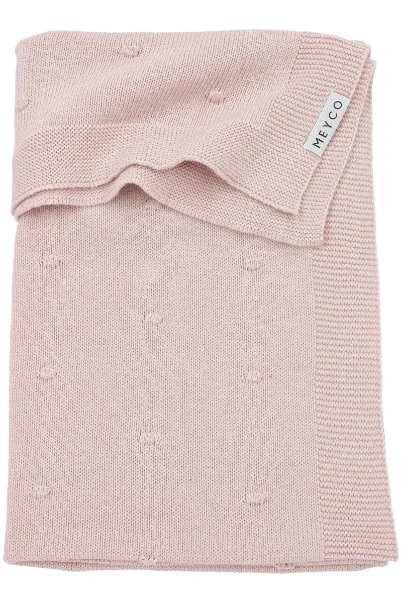 Meyco Couverture de berceau Mini nœuds Rose tendre - E-shop mondial – Produits durables, modernes et accessibles partout Berceau - Équipement bébé
