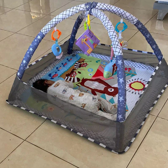 Tapis d'éveil bébé/gris - Boutique Jeu Maman & Bébé – Produits Essentiels au Quotidien