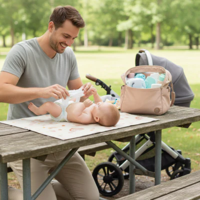 Tapis à Langer | Multifonctionnel - Wlidaty Boutique Bébé en Ligne : Soins, Jouets et Articles Maison