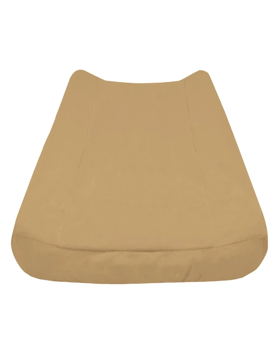 Housse matelas à langer en bambou - Uni Miel - Perlimpinpin - Boutique Maman & Bébé – Produits Essentiels au Quotidien Coussin à langer 45x67 + housse éponge mousseline - Bali, Moka & Snow de  Noukies