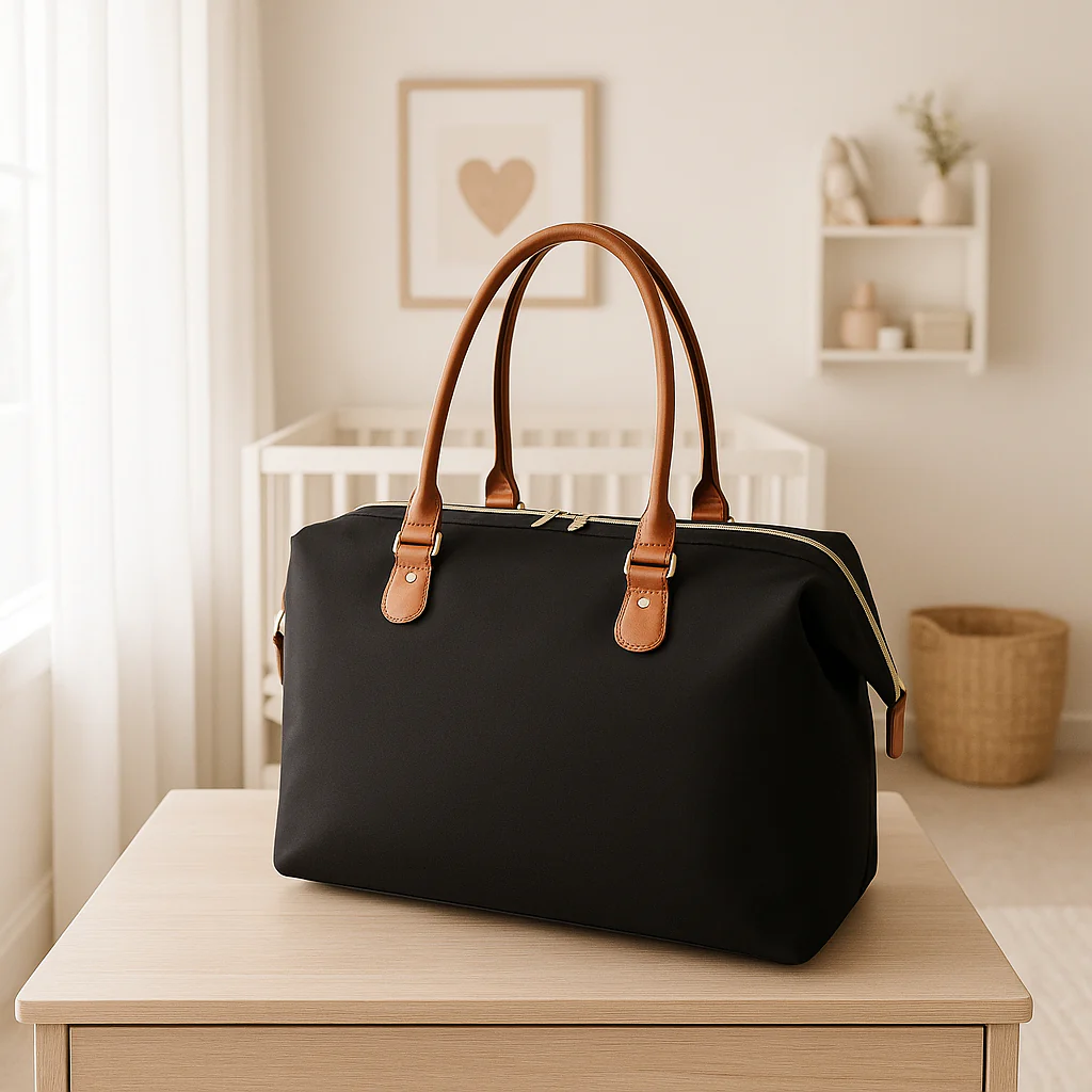 Sac à langer noir | velours de nuit - Boutique Bébé en Ligne : Soins, Jouets et Articles Maison Sac à langer velours côtelé Fluffy Corduroy Corail