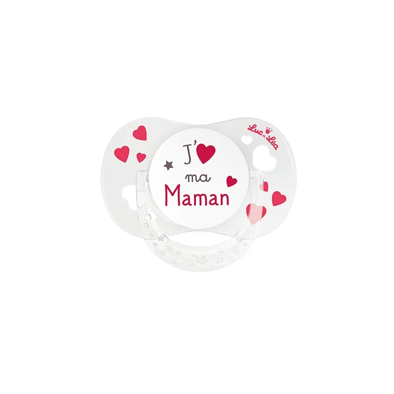 Sucette 0-6 mois « J’aime Mois ma maman - Édition Limitée – L’Art de la Table Française en Promotion !