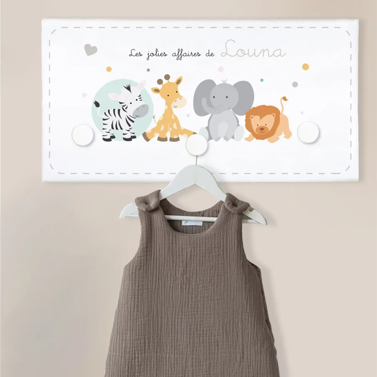 Grand porte manteau bébés animaux - Boutique Bébé en Ligne : Soins, Jouets et Articles Maison - {'count': 1, 'name': 'Livraison'}