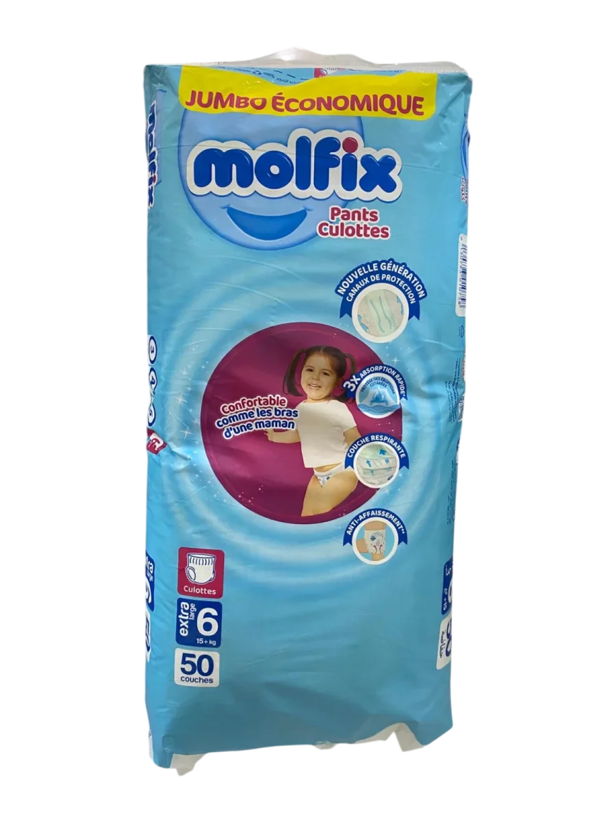 Molfix Bébé Culottes Taille XL Pièces Vins Rouges Harmonieux Occasion