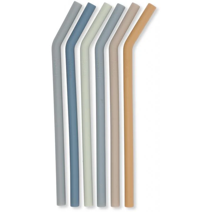 Konges Slojd - Assortiment de 6 Pailles - Boy||Konges Slojd - Assortment of 6 Straws Straw - Boy - Boutique Bébé en Ligne : Soins, Jouets et Articles Maison