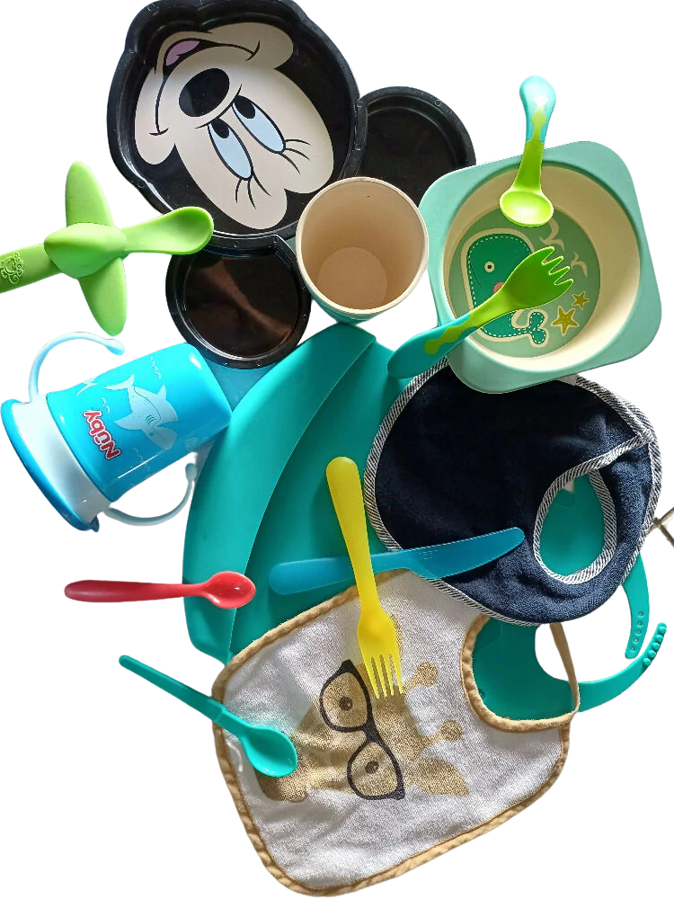 Kit repas - Boutique Maman & Bébé – Produits Essentiels au Quotidien KIT REPAS COMPLET - D&P MINOT X OM Le kit repas complet composé de 7  accessoires respectant les normes de sécurité en vigueur pour les  tout-petits D&P - 52,90 € D&P Shop