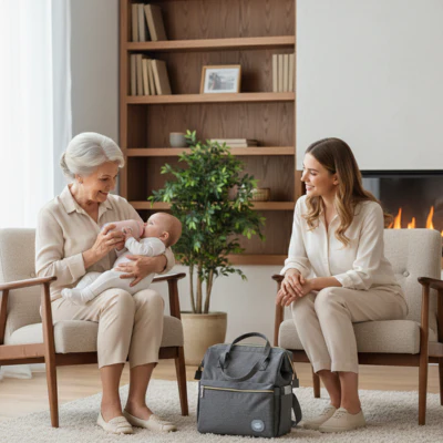 Chauffe Biberon | Portable - Boutique Bébé en Ligne : Soins, Jouets et Articles Maison Set de soins pour poupée avec bébé de 30 cm Nursery Écoiffier